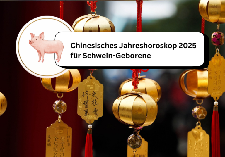 Chinesisches Jahreshoroskop 2025 für Schwein