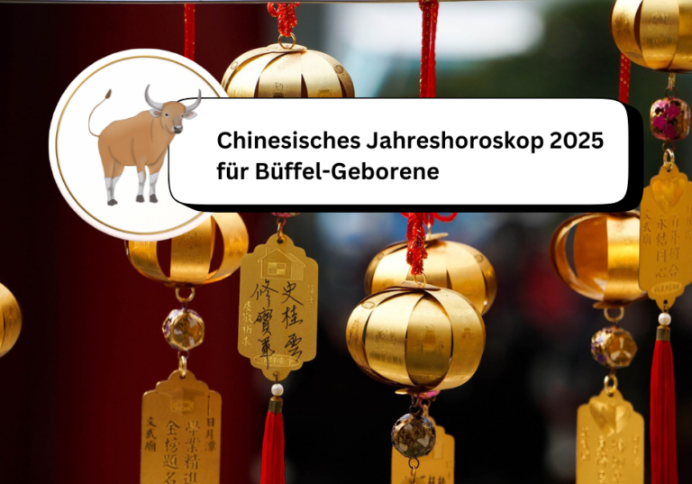 Chinesisches Jahreshoroskop 2025 für Büffel