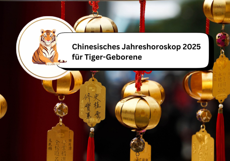 Chinesisches Jahreshoroskop 2025 für Tiger