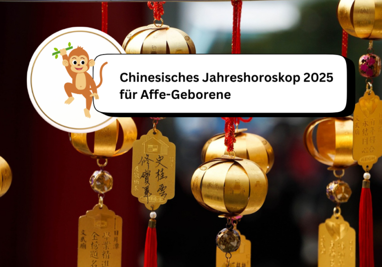 Chinesisches Jahreshoroskop 2025 für Affe