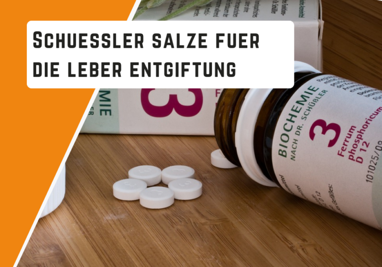 Leber entgiften mit Schüßler-Salzen