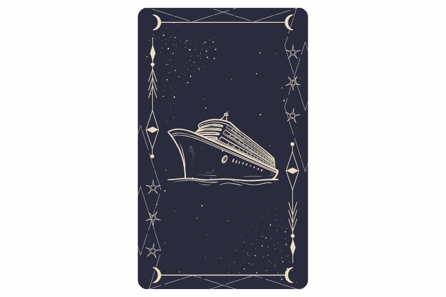 lenormand karte schiff