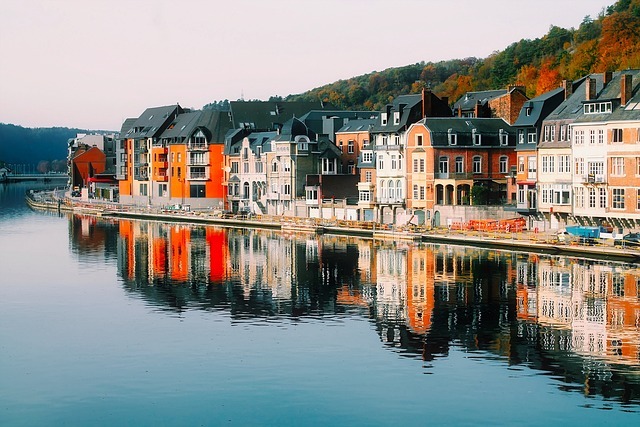 dinant, houses, waterfront, river, belgium, city, nature, urban, water, reflections, buildings, architecture, colorful, cityscape, scenic, belgium, belgium, belgium, belgium, belgium