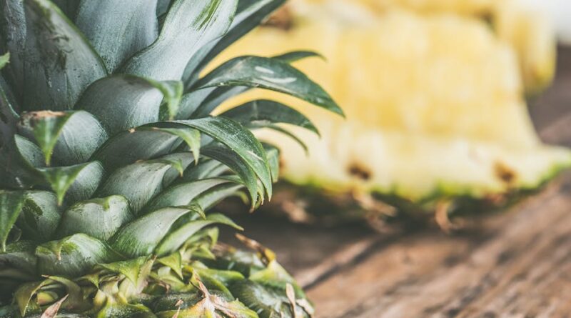 Ananas abends essen