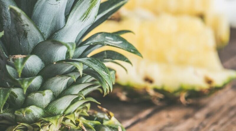 Ananas abends essen