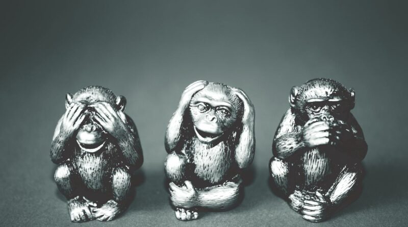 Schweigen als Machtinstrument: Psychologie der gezielten Ignoranz (Drei Affen - nichts hören, nichts- sehen, nichts, nichts sagen)